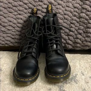 Doc Martens 1460 Smooth Leather Lace Up Boots